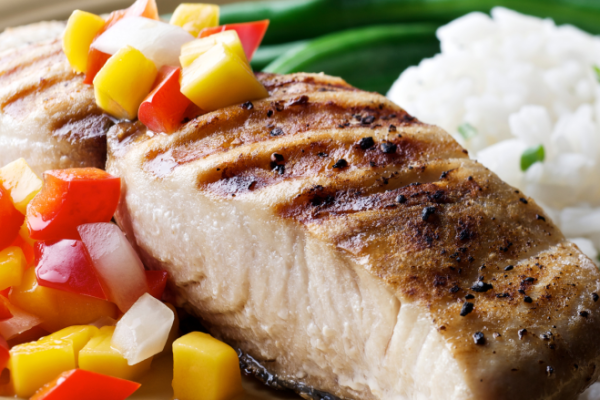 Grilled Mahi Mahi with Mango Salsa
