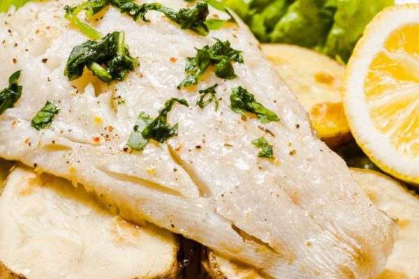 Lemon Garlic Baked Cod