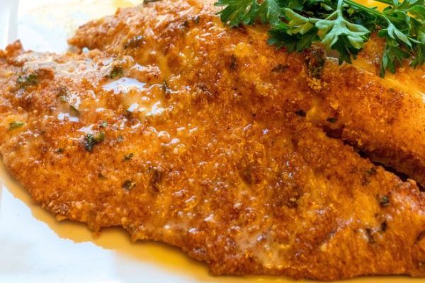 Baked Tilapia with Parmesan Crust