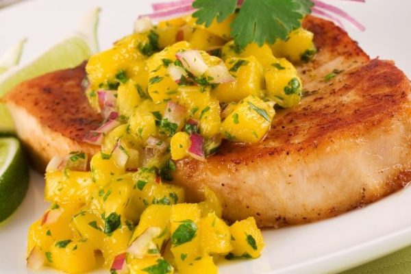 Grilled Swordfish with Mango Salsa