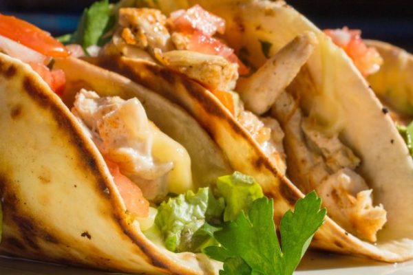 Spicy Honey-Lime Chicken Tacos