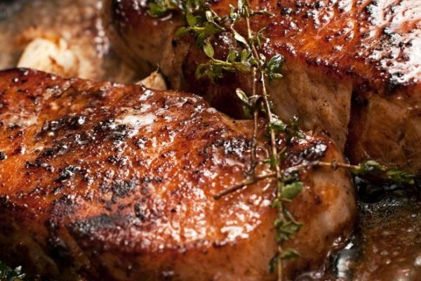 Maple Glazed Pork Chops