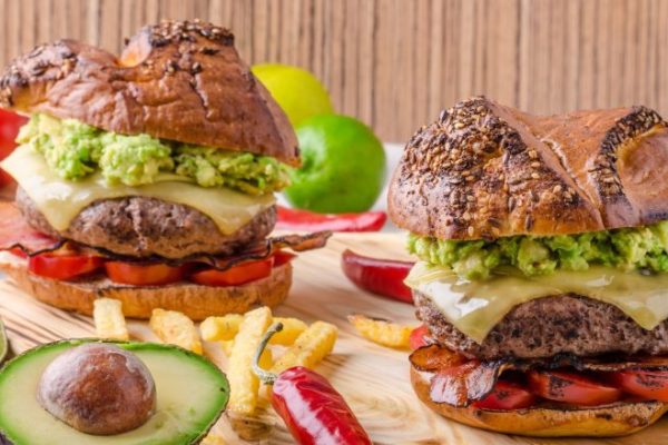 Elk Burgers with Avocado
