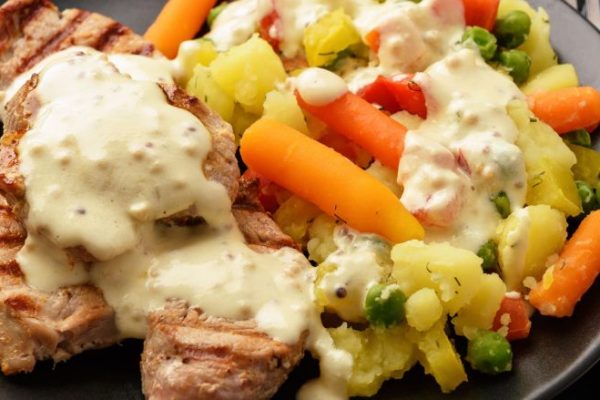 Pork Tenderloin with Mustard Sauce