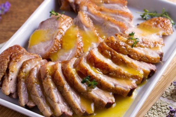 Duck Breast with Orange Sauce
