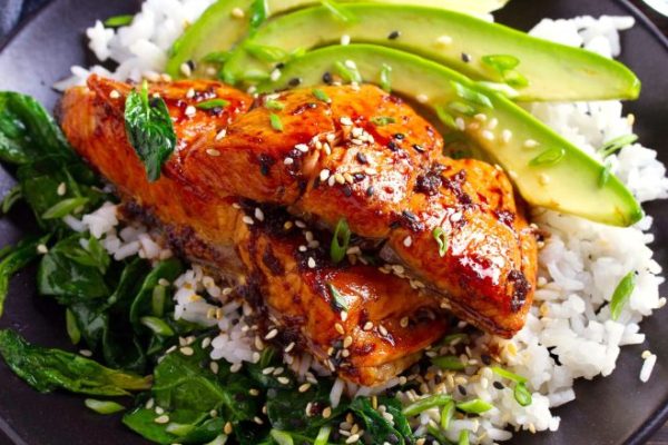 Teriyaki Salmon Bowl
