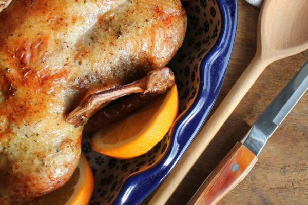 Roasted Whole Duck