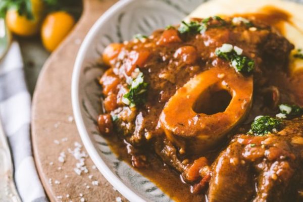 Osso Buco Beef Stew with Polenta
