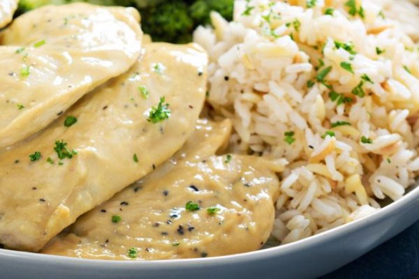 Instant Pot Lemon Herb Chicken and Rice