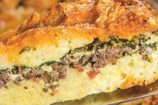 Breakfast Beef & Bacon Casserole