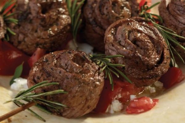 Pinwheel Steak Skewers