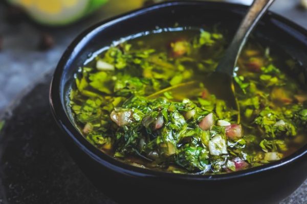 Sizzling Scallion Chimichurri