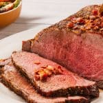 Strip Roast with Maple Bourbon Bacon Glaze