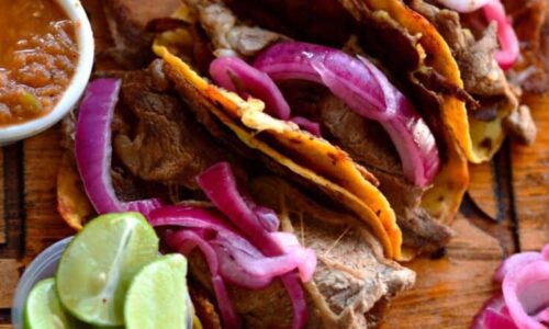 Hanger Steak Tacos with Jones Bones BBQ