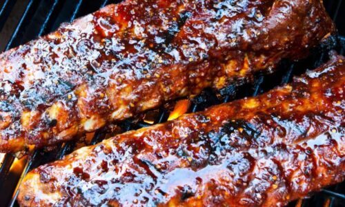 Baby Back Ribs with Cajun Rub and Honey-Butter BBQ Glaze
