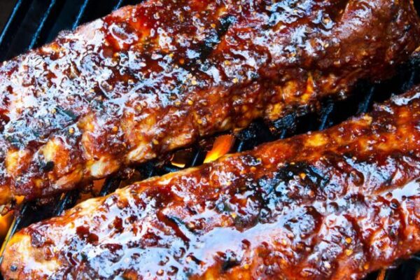 Baby Back Ribs with Cajun Rub and Honey-Butter BBQ Glaze