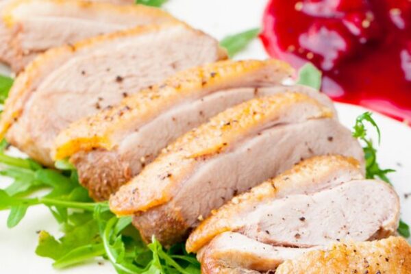 Duck Breast with Cherry Pan Sauce