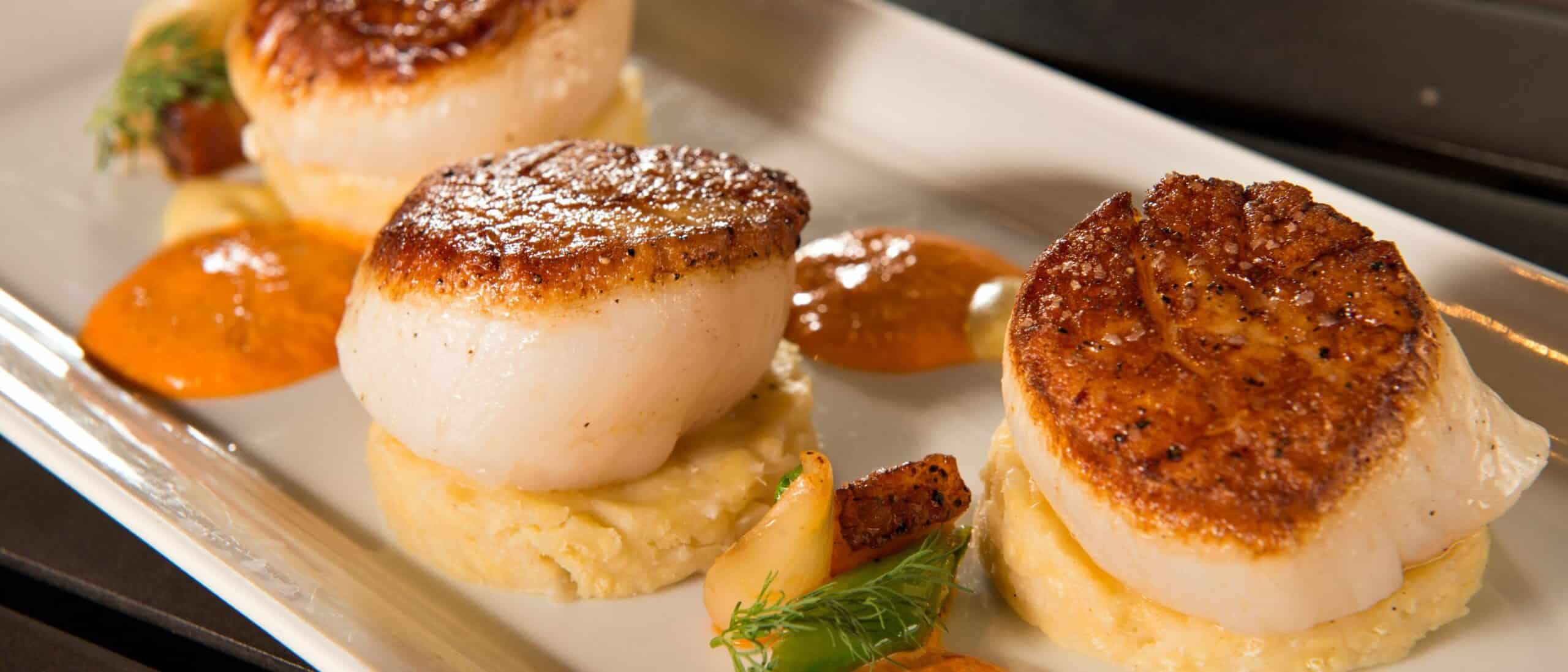 seared scallops